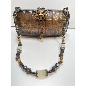 Maya Resin Statement Evening Bag
